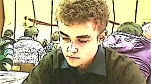 Jozef Straka the opponent - Young FIDE Master